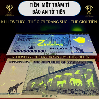 Tờ Tiền Một Trăm Nghìn tỉ